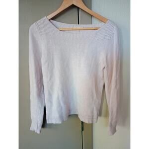 Benedetta B. merino wool cashmere blend boatneck sweater soft pink coquette girl